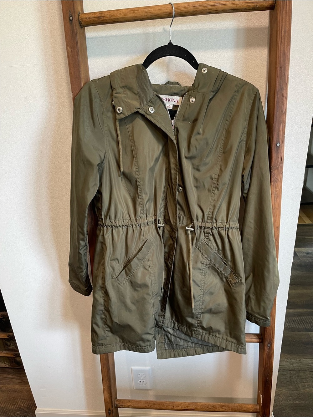 Merona Olive Utility Anorak Jacket
